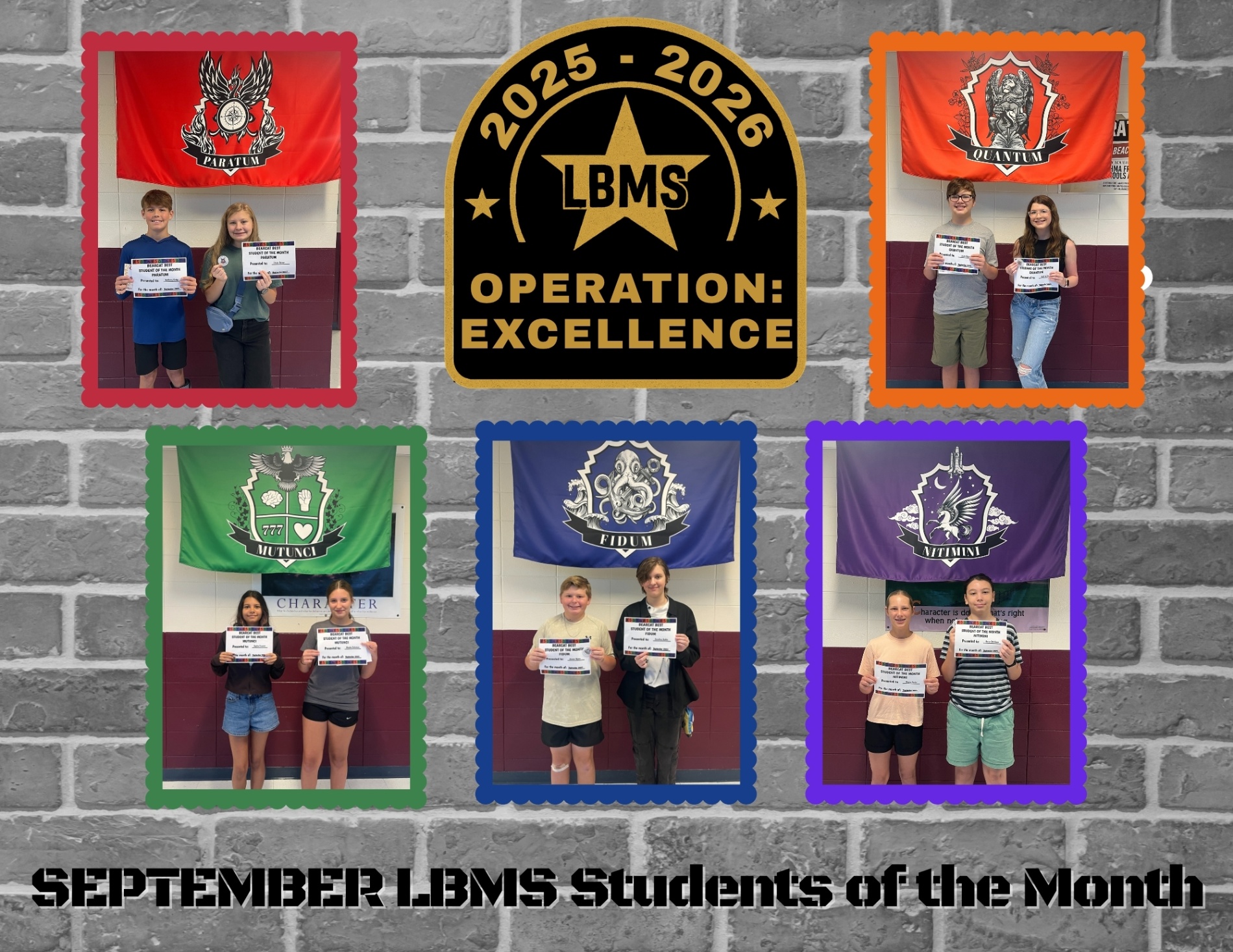 students of the month